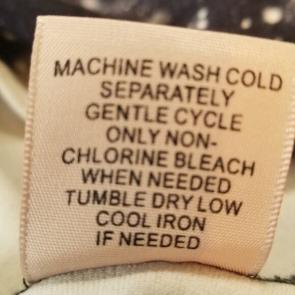 Philosophy Tie Dye Sheath Dress Size Small Faux Vegan Leather Shoulders Back Zip - Picture 8 of 8